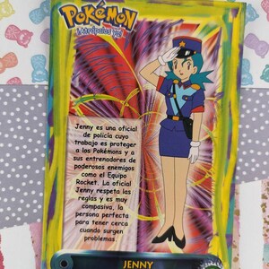 RARE vintage 2000 carte postale internationale Pokemon format standard #117 - NM