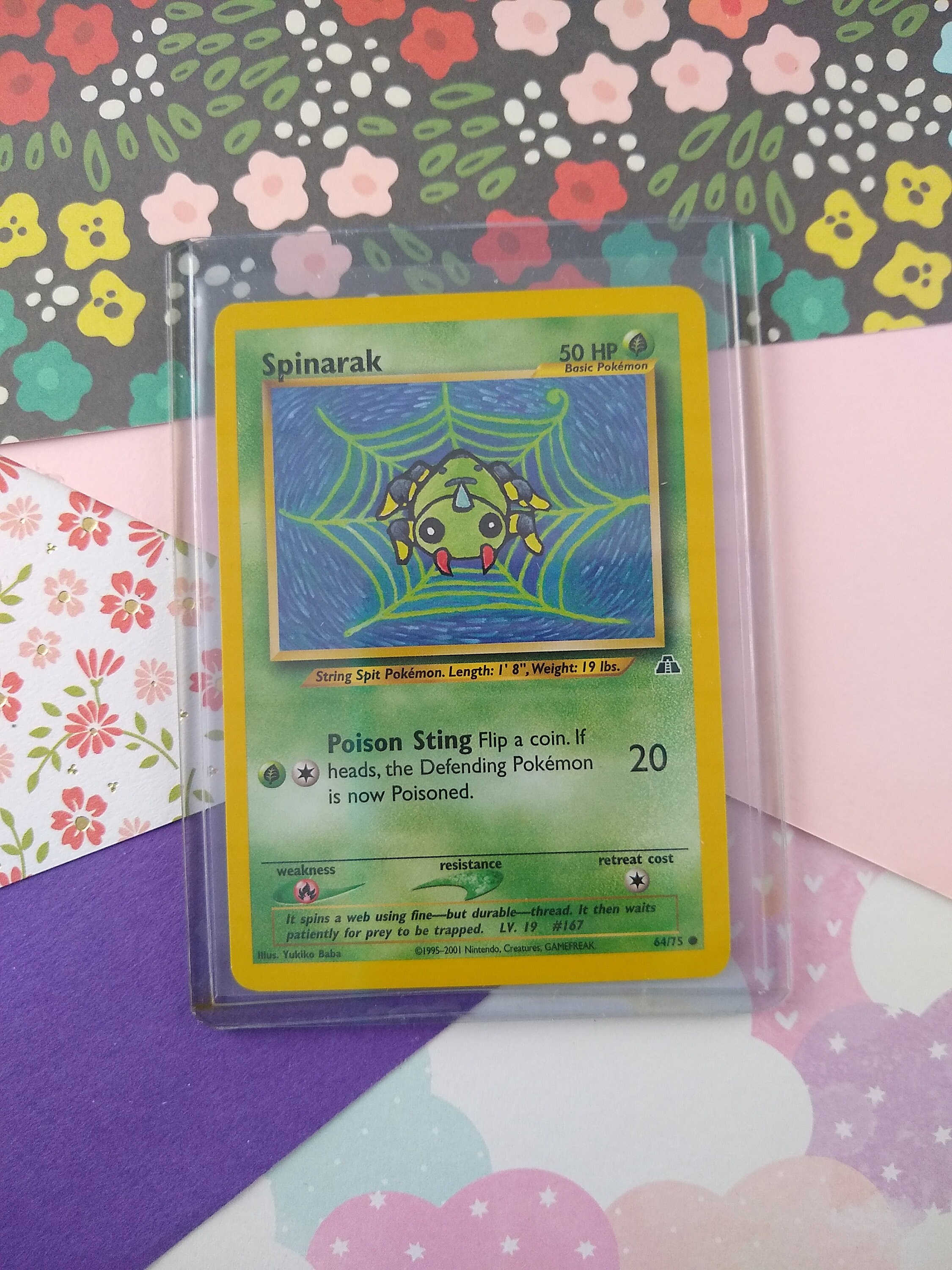 Vintage Common - Spinarak Neo Discovery Non-holo Pokemon Card 64/75 - NM -  Etsy Israel