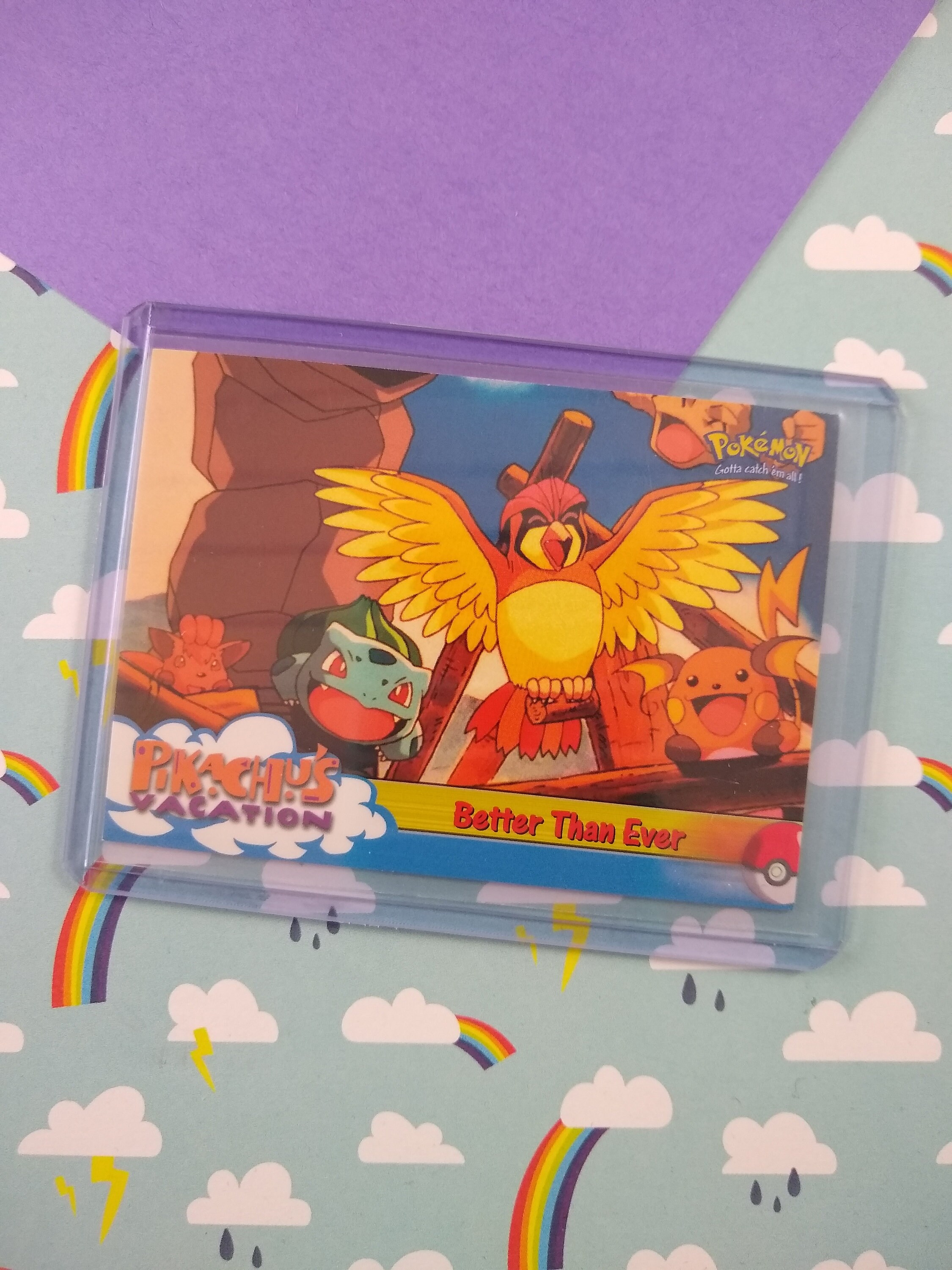 Vintage Topps - Pikachu's Vacation #56, "better Than Ever" Black Label  Second Printing Pokemon Card - NEAR MINT - Etsy