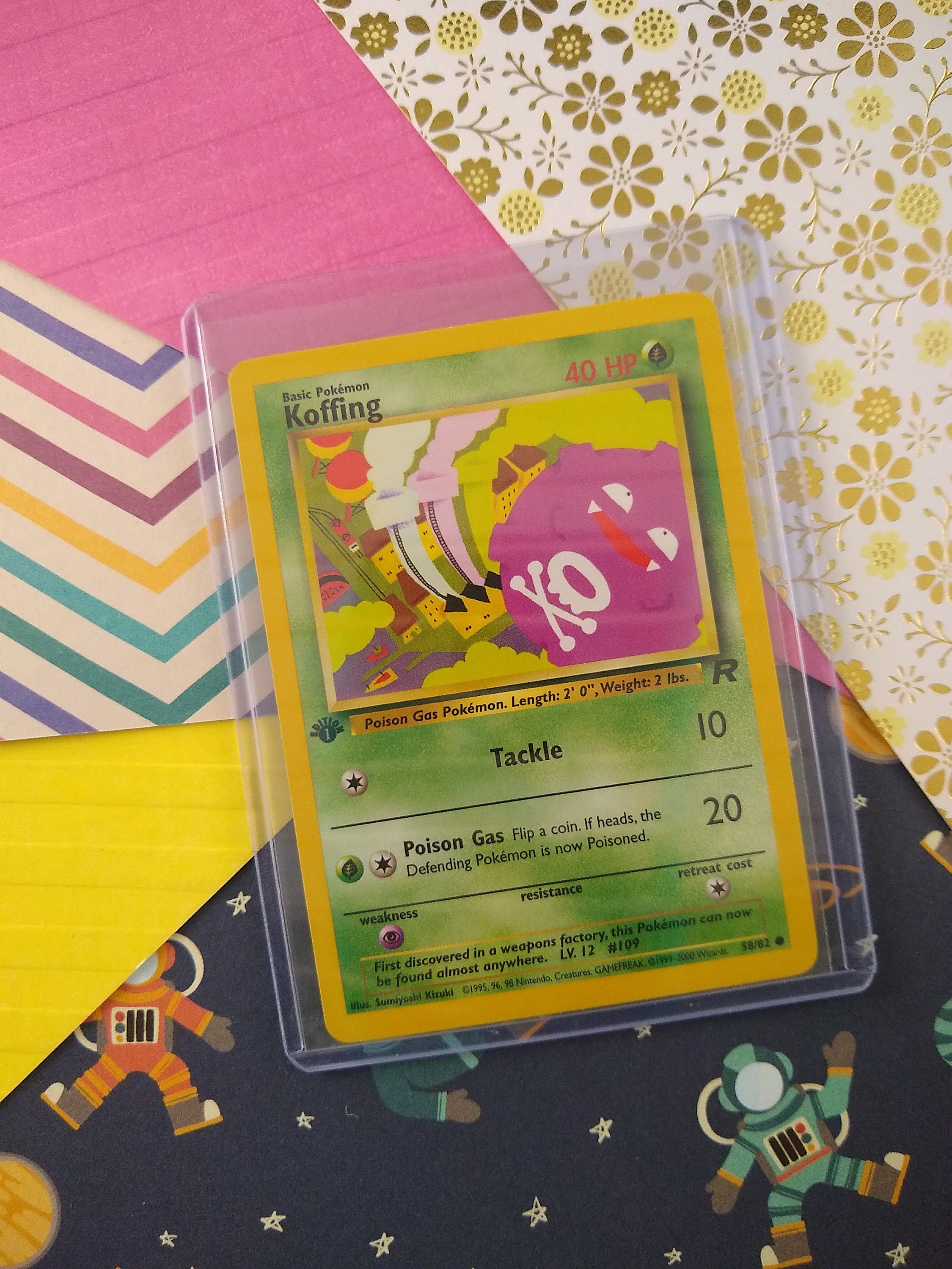 Vintage Common - 1st Edition Koffing Team Rocket Non-holo Pokemon Card  58/82 - NM - Etsy