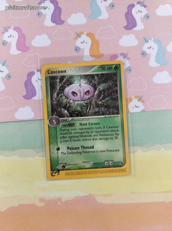 Vintage Uncommon - Cascoon Ex Ruby & Sapphire Non-holo Pokemon Card 26/109 - NM - Etsy New Zealand Vintage Uncommon - Cascoon Ex Ruby & Sapphire Non-holo Pokemon Card 26/109 - NM - Etsy New Zealand
