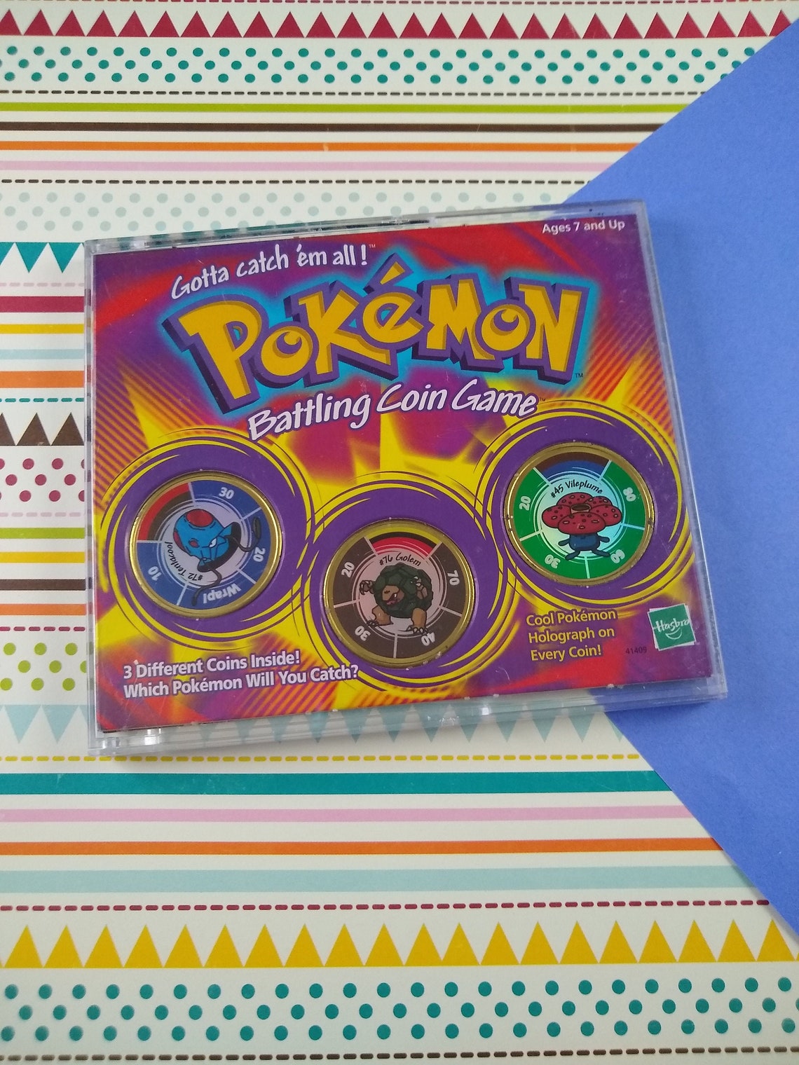 Vintage 1999 Pokemon Battling Coin Game Complete in Case Nice | Etsy