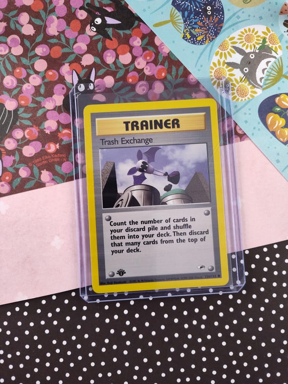 Vintage Common - 1st Edition Trash Exchange Gym Heroes Non-holo Pokemon Card 126/132 - NM - Etsy Norway Vintage Common - 1st Edition Trash Exchange Gym Heroes Non-holo Pokemon Card 126/132 - NM - Etsy Norway