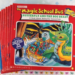 Vintage 1990's Scholastic's The Magic School Bus Softcovers Set/10