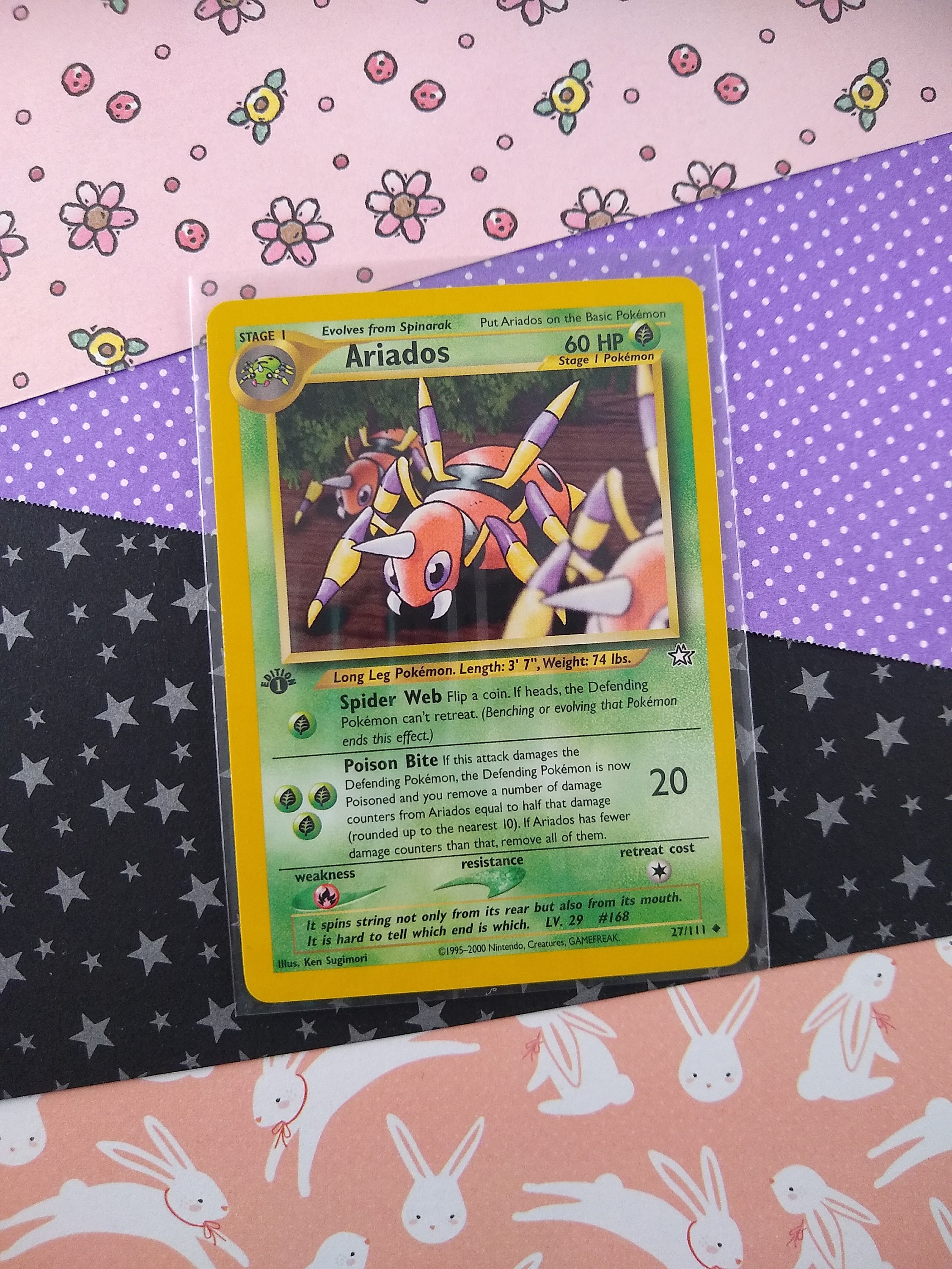 ariados pokemon card value stage 1 CLEARANCE Vintage Uncommon - 1st Edition Ariados Neo Genesis Non-holo Pokemon  Card 27/111 - VG