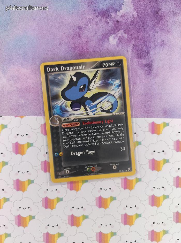 dark dragonair pokemon card Amazon.com: - (31) this card is the perfect way to showcase your collection. Two Dark Dragonite Cards, but
