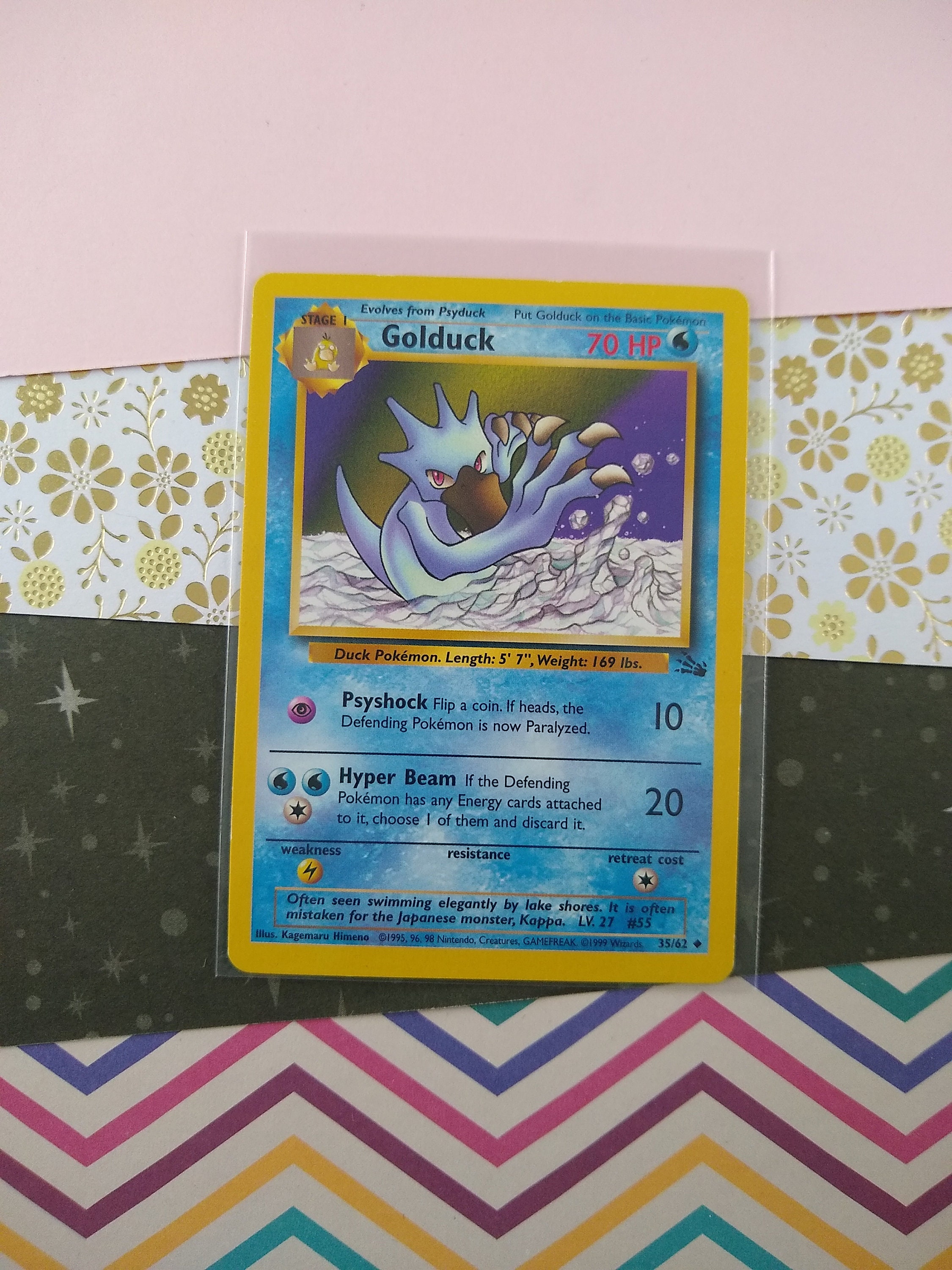 CLEARANCE Vintage Uncommon - Golduck Fossil Non-holo Pokemon Card 35/62 -  LP - Etsy UK