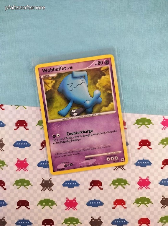 wobbuffet pokemon card Vintage Rare - Diamond & Pearl Non-Holo 41/130 Colorless Retreat Cost Pokemon HeartGold Wobbuffet HGSS04