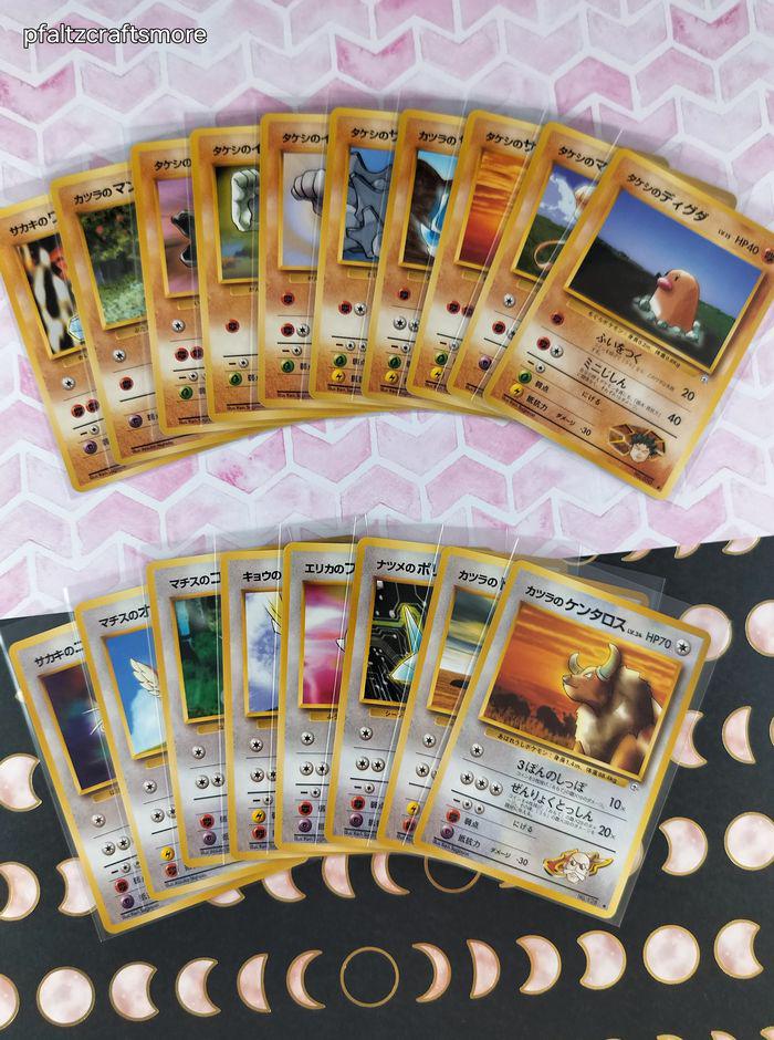 Vintage 1990's Bulk (japanese) Pokemon Card Lot, 62 Common Gym Series WOTC  Cards No Duplicates - Etsy