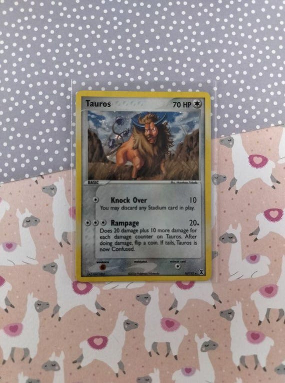 1995 tauros pokemon card value Pokemon - Tauros (47)