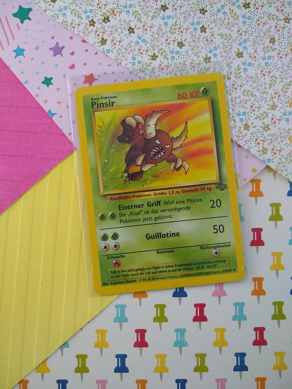 pinsir holographic pokemon card value pokemon Jungle Pinsir (9) Unlimited Holofoil / Moderately Played
