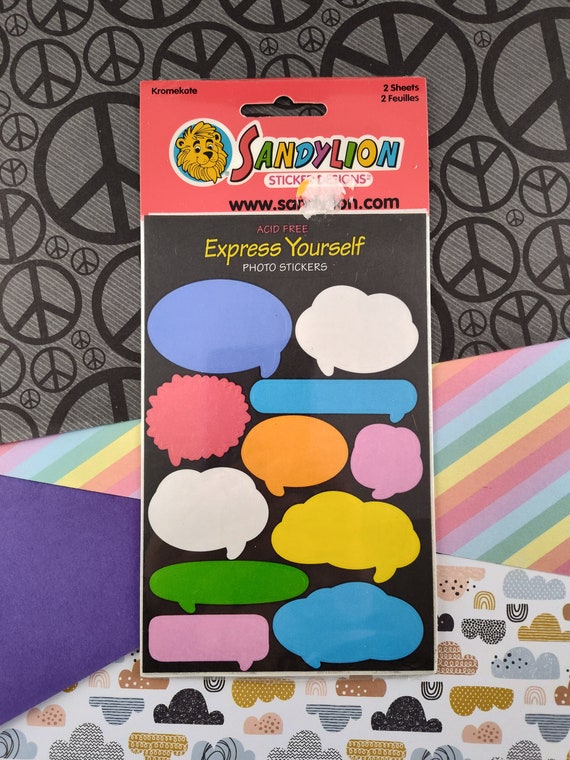 Express Yourself Sticker Sheet Express Yourself Sticker Sheet