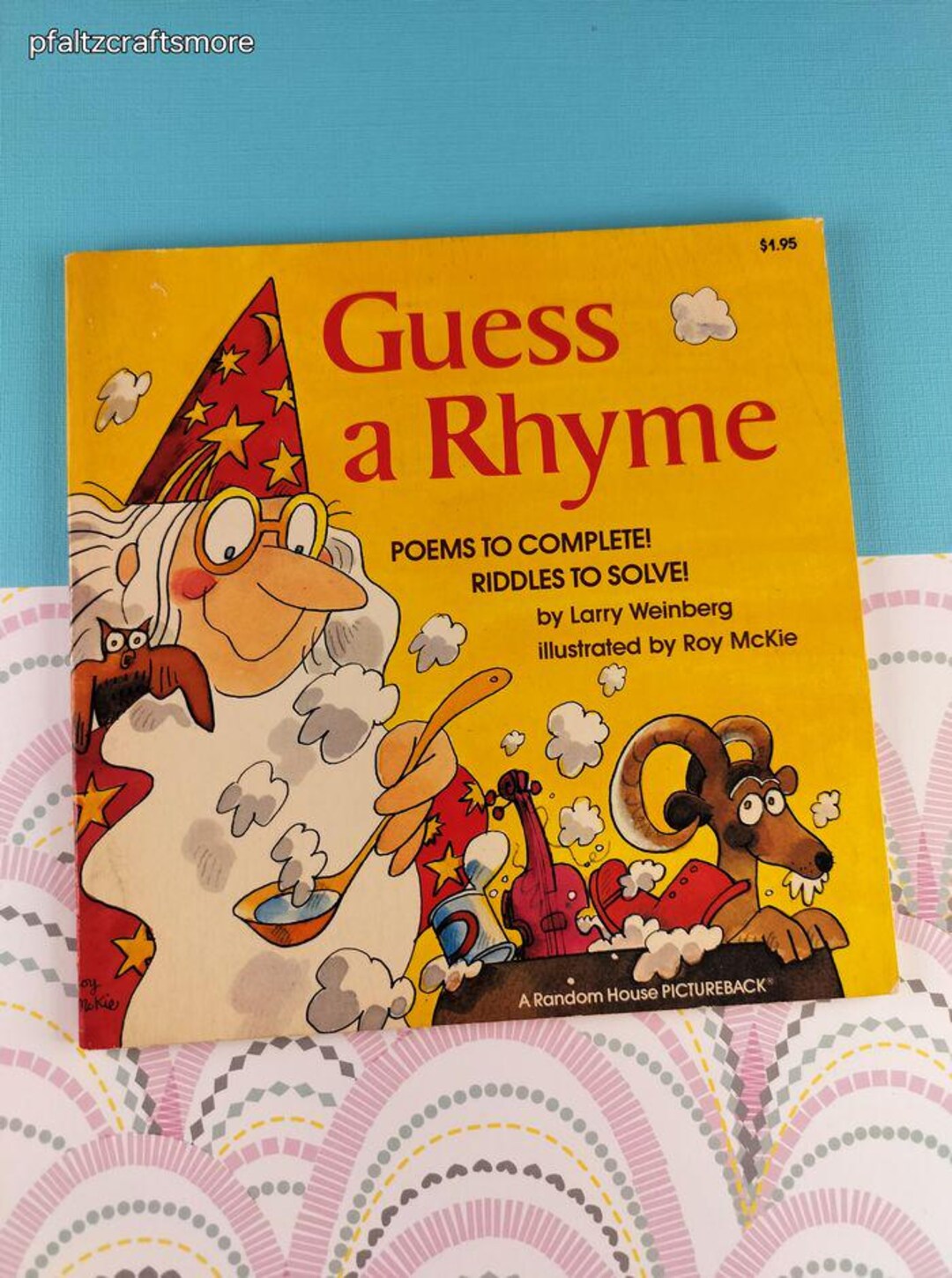 Vintage 1982 Gues a Rhyme: Poems to Complete! Riddles to Solve ...