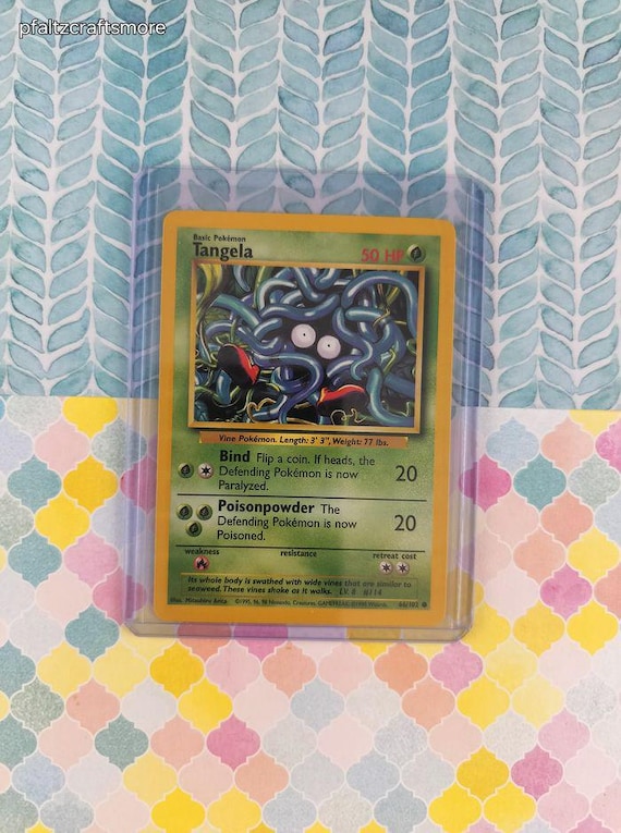 tangela pokemon card 1995 choose 1 of them and this attack does 20 damage to it I leave for 2 days