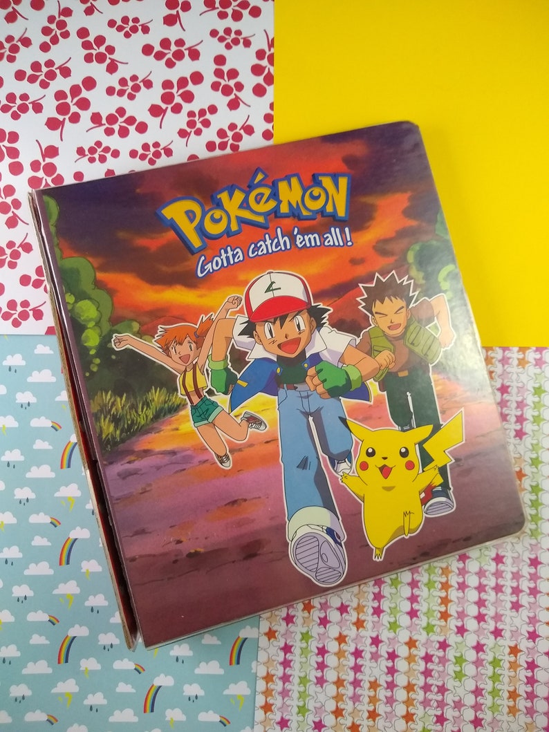 Vintage 1990 s Bulk Pokemon Card Lot W Binder Common Etsy