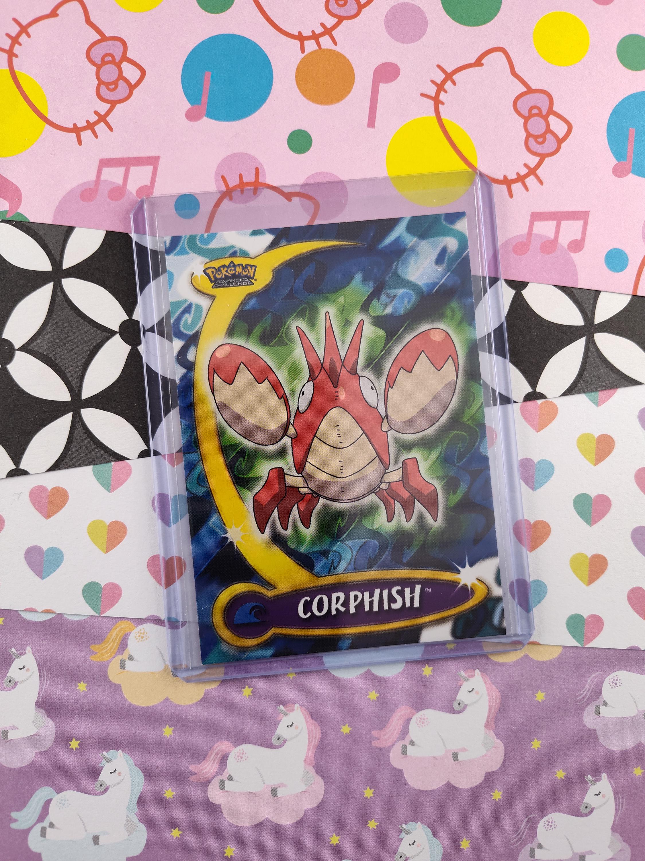 Vintage 2004 Topps 1st Edition Blue Label Corphish #22 Advanced Challenge  Non-Holo Pokemon Card NM