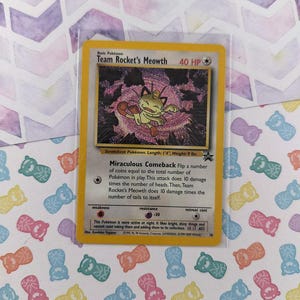 touch n go card limited edition Pokemon Meowth Non Holo Black Mega Gardevoir Campaign Promo 250/XY-P J —  Japan2UK main image 0