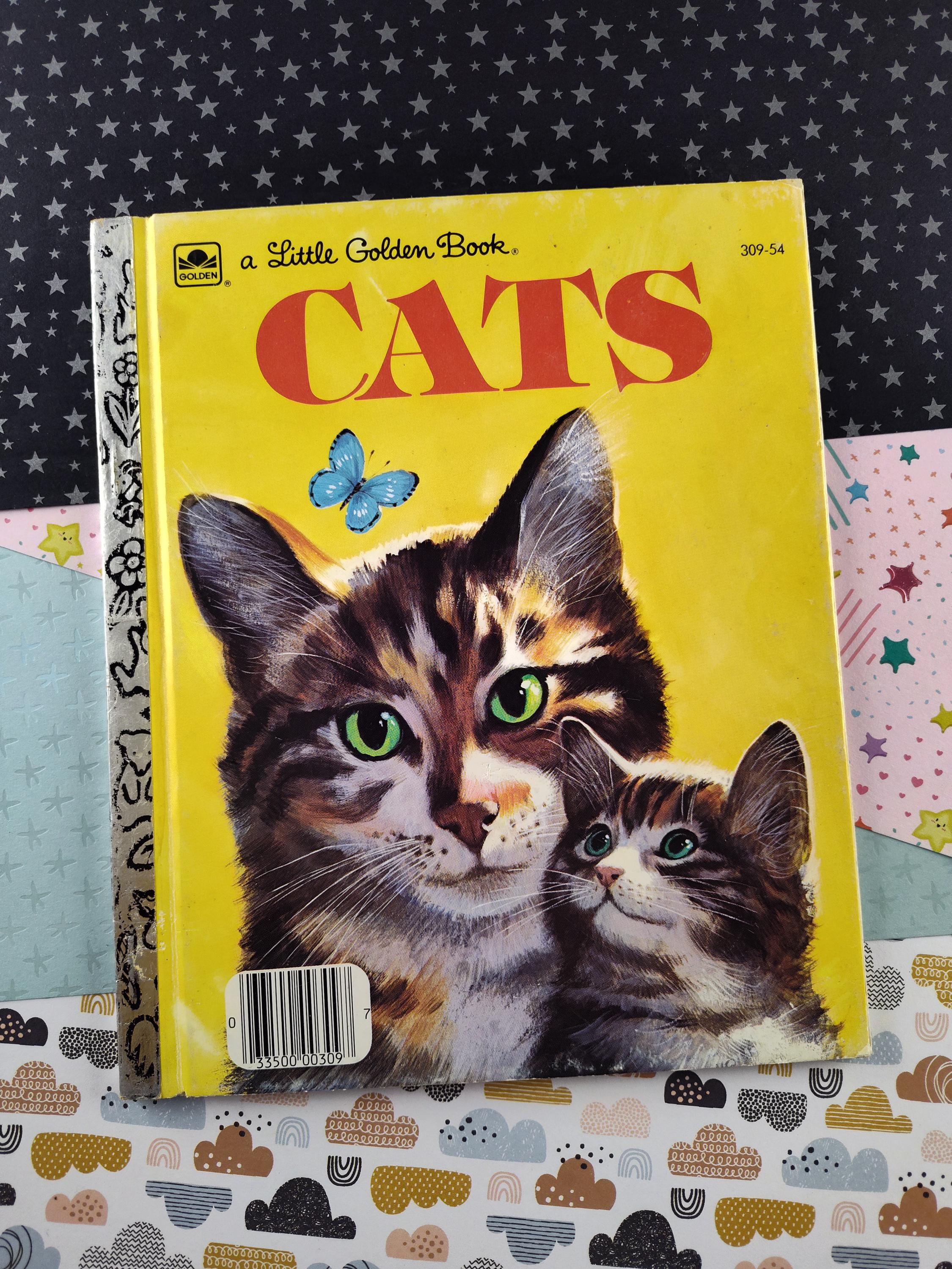 Vintage 1976 Little Golden Book: Cats Hardcover - Etsy