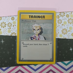 CLEARANCE Vintage Uncommon - Professor Oak Base Set Non-Holo Pokemon Karte 88/102 - VG (B)