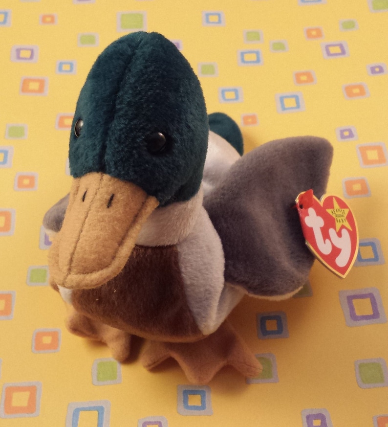 jake the mallard duck beanie baby