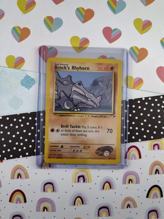 brock's rhyhorn pokemon card value Rhyhorn Cards | Dex