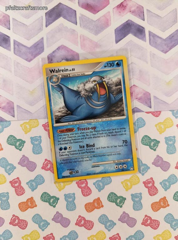 Vintage Rare - Walrein Mysterious Treasures Rare Non-holo Pokemon Card  39/123 - NM - Etsy Finland