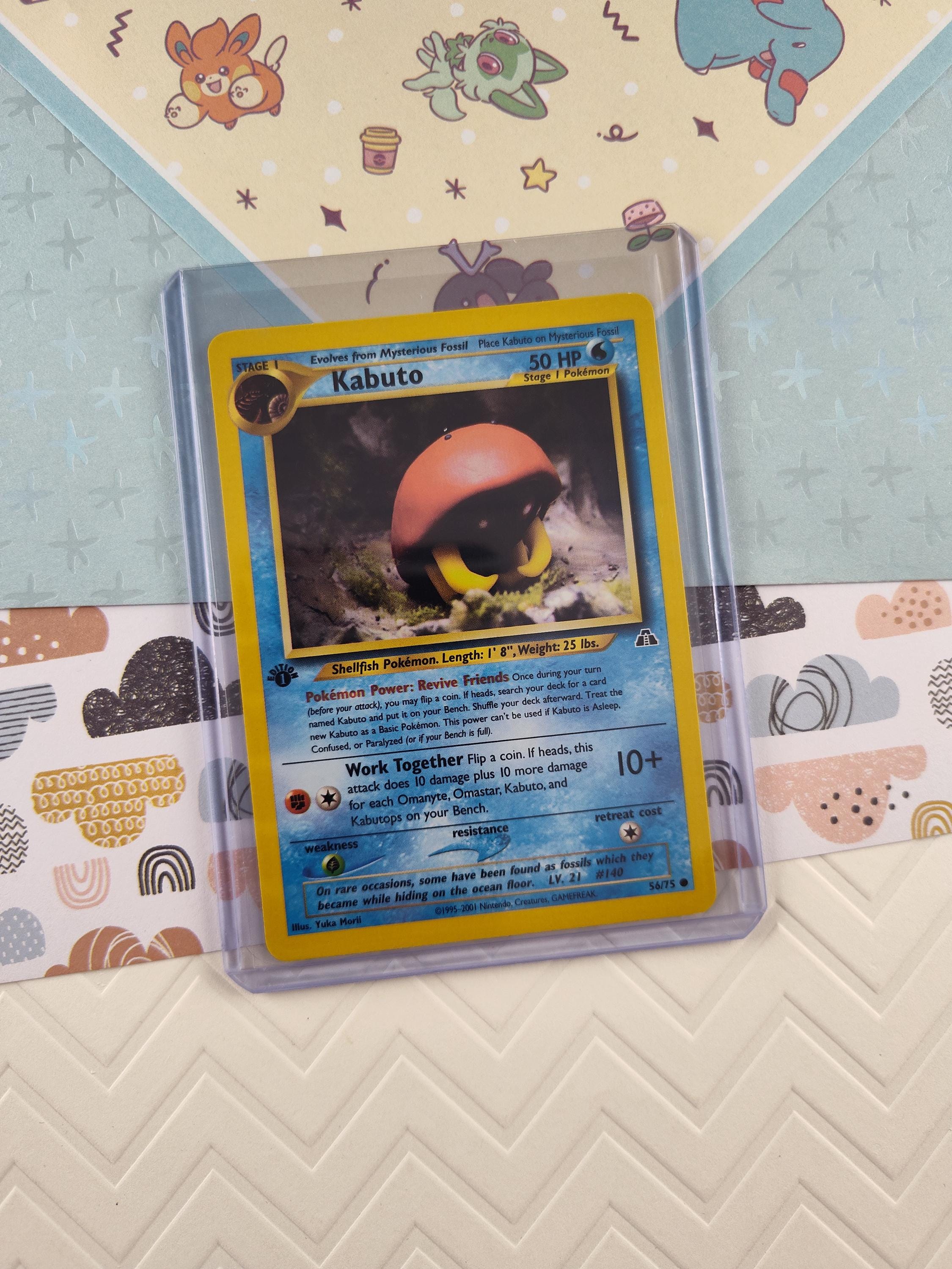 Vintage Common - 1st Edition Kabuto Neo Discovery Non-holo Pokemon Card  56/75 - NM - Etsy