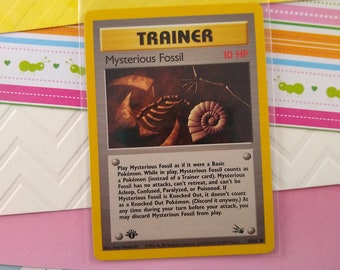 Vintage Common - 1st Edition Mysterious Fossil Pokemon Card 62/62 - VG (B)  - Etsy