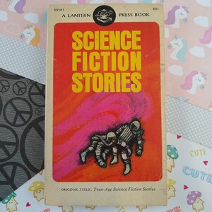 CLEARANCE Vintage 1970 Science Fiction Stories Lantern Press Book Softcover