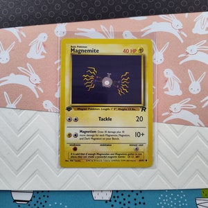 CLEARANCE Vintage Common - 1st Edition Magnemite Team Rocket Non-holo Pokemon  Card 60/82 - VG - Etsy
