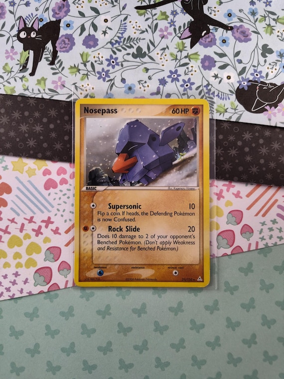 Vintage Rare - Nosepass Holon Phantoms Non-holo Pokemon Card 25/110 - MP - Etsy Australia Vintage Rare - Nosepass Holon Phantoms Non-holo Pokemon Card 25/110 - MP - Etsy Australia