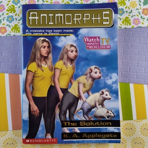 CLEARANCE Vintage 1998 1st Printing K.A. Applegate Animorphs #22, The Solution