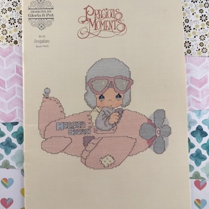 Vintage 1983 &quot;Occupations&quot; Precious Moments Designs by Gloria & Pat Cross Stitch Pattern Book PM-6