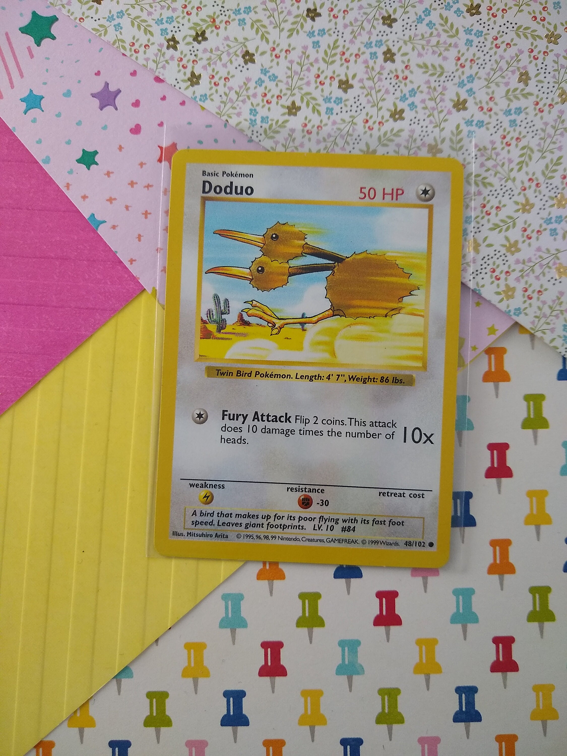 1995 doduo pokemon card value Common Card Type Doduo [Blue Back] #84 Prices