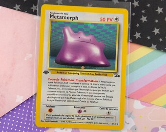 ポケモン - Ditto メタモン 1ED 1st Edition 英語版 3/62 Metamorph (Ditto) 1st Edition 18/62 Pokemon Fossil 1999 WOTC