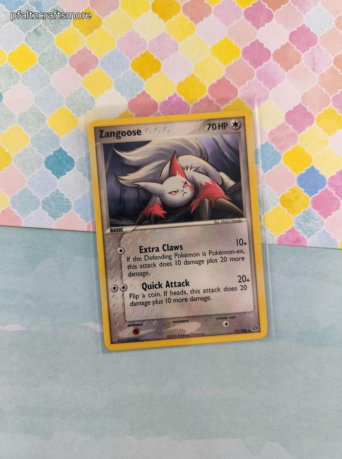 zangoose pokemon card Buy Rare | Chilling Reign this attack does 30 damage plus 30 more damage 2006 Pokemon Ex Holon Phantoms