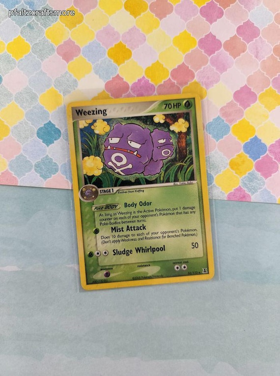 Vintage Rare - Weezing EX Delta Species Non-holo Pokemon Card 33/113 - NM -  Etsy Australia