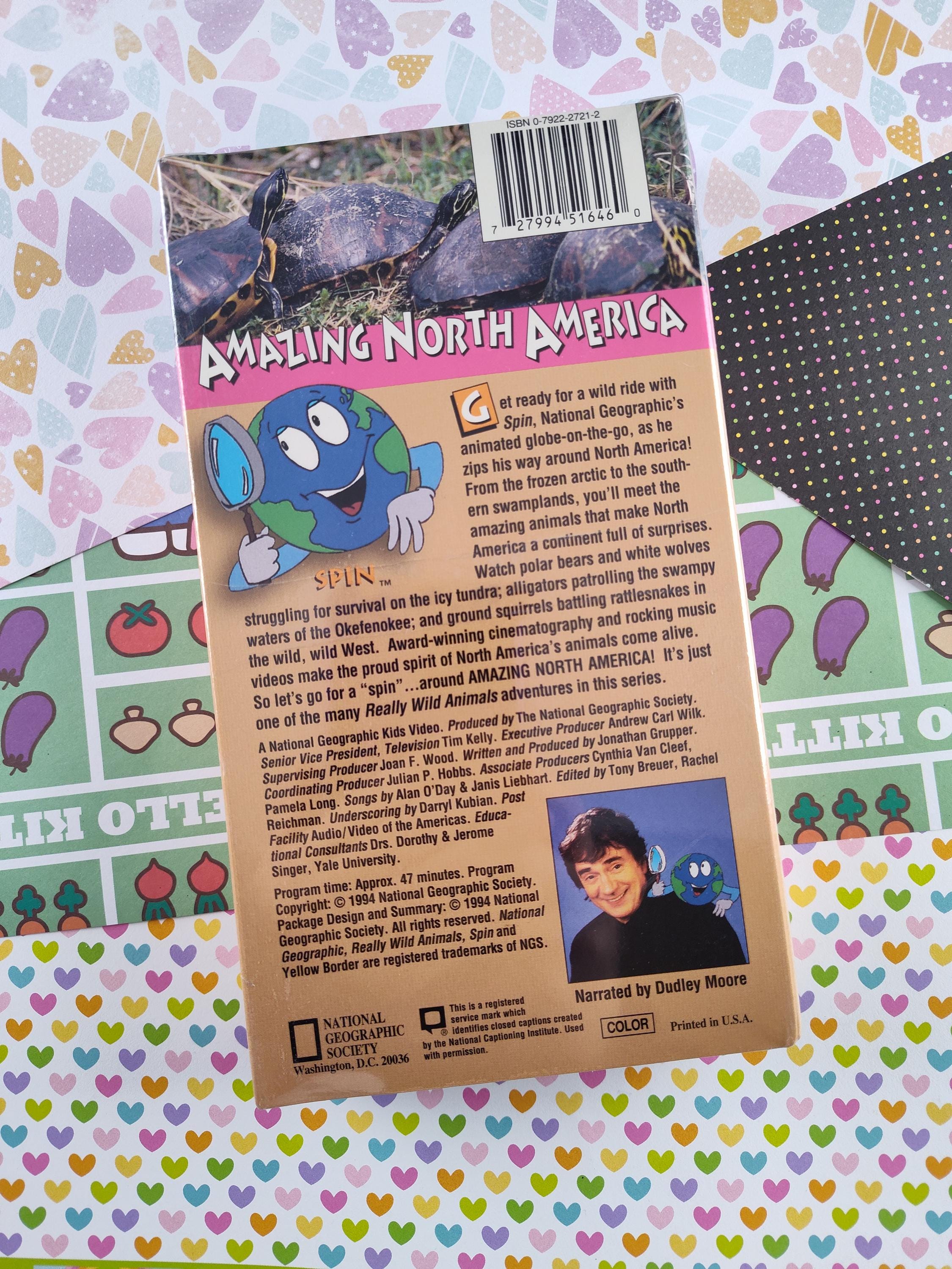 Vintage 1994 National Geographic Kids Video: Really Wild Animals
