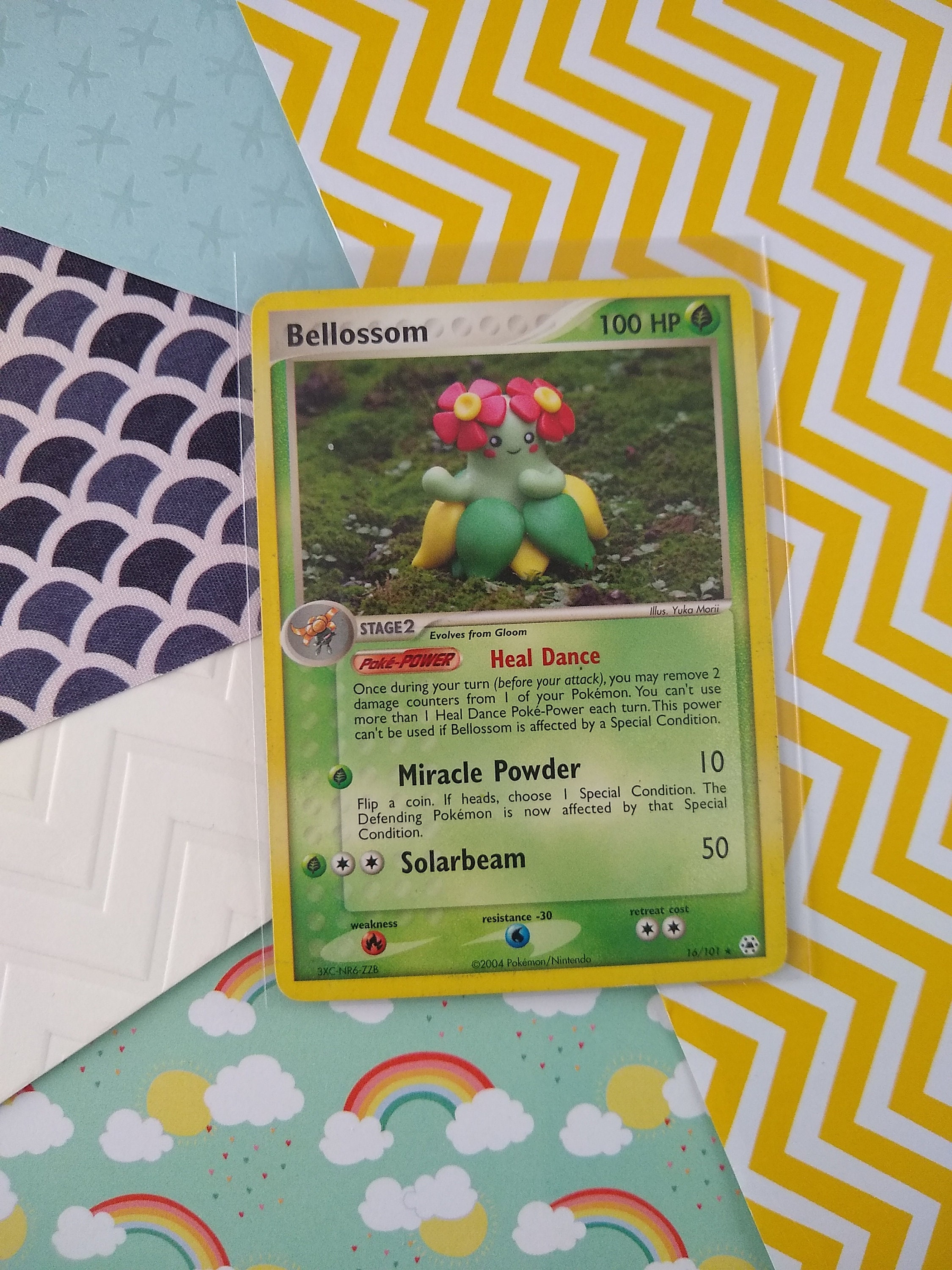 bellossom pokemon card value Vintage Rare Weakness Fire 2 Resistance Water Bellossom (Wisdom of Sea and