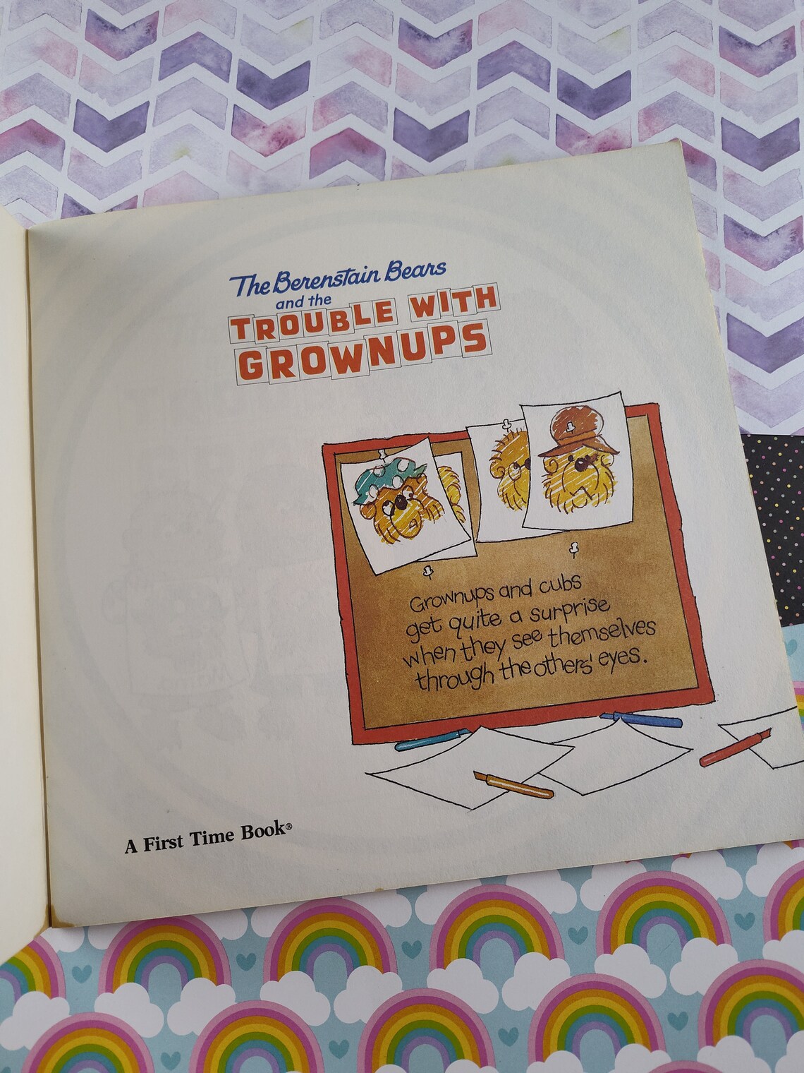 Vintage 1992 the Berenstain Bears "trouble With Grownups" by Stan & Jan ...