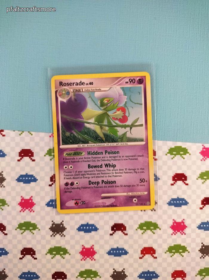 roserade pokemon card Pokemon TCG - Roserade Lost Origin Full Art Holo Card TG02/TG30 main image 1