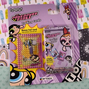 Vintage 2000 The Powerpuff Girls Cartoon Network Artbox Trading Cards Set SEALED