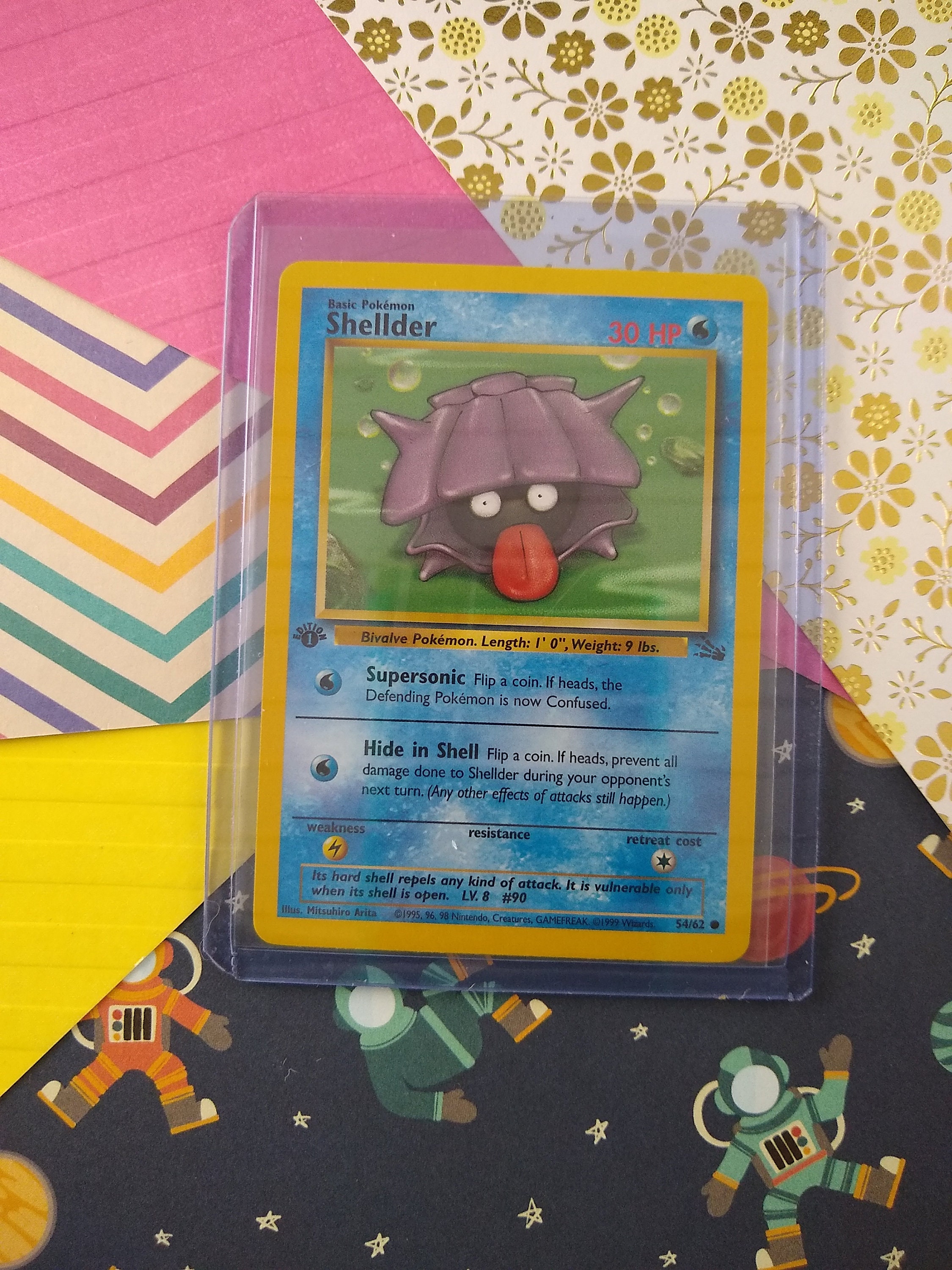 CLEARANCE Vintage Common - 1st Edition Shellder Fossil