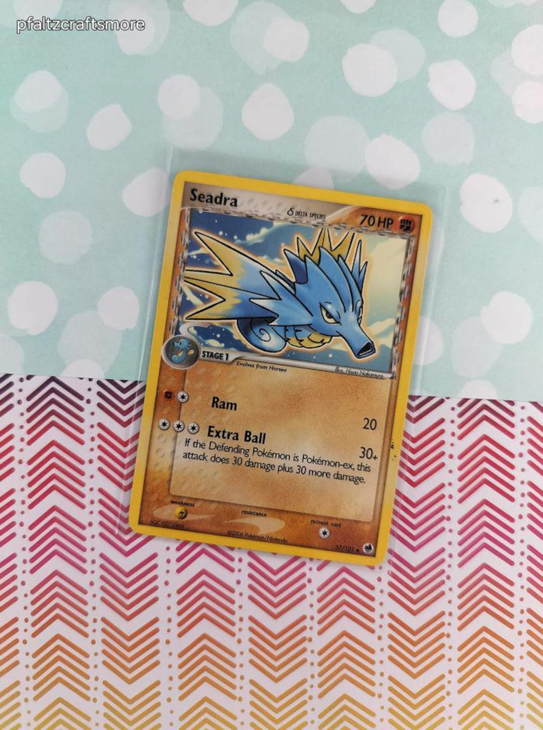 Vintage Uncommon - Seadra Ex Dragon Frontiers Non-holo Pokemon