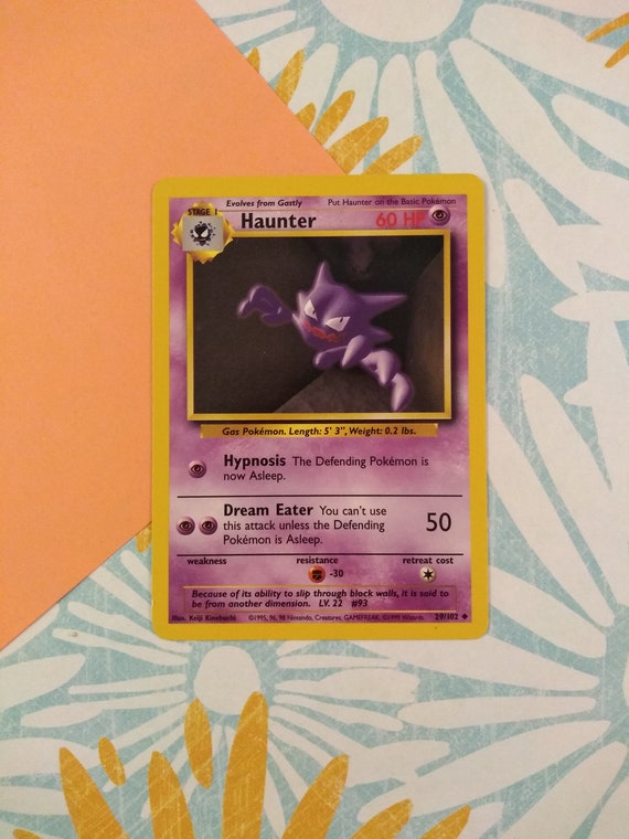 Base Set 29//102 Haunter Pokemon Card