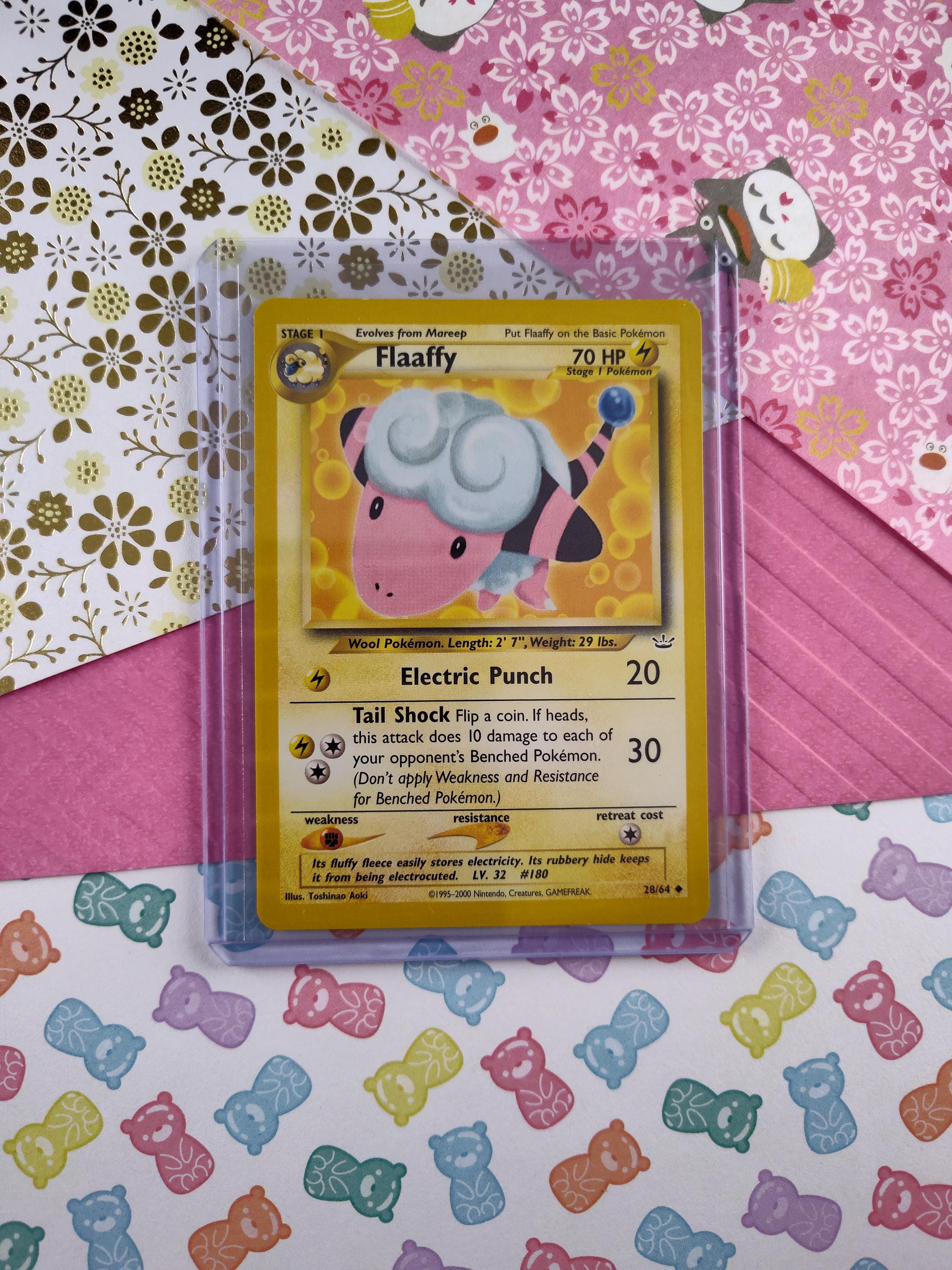 Vintage Uncommon - Flaaffy Neo Revelation Non-holo Pokemon Card 28