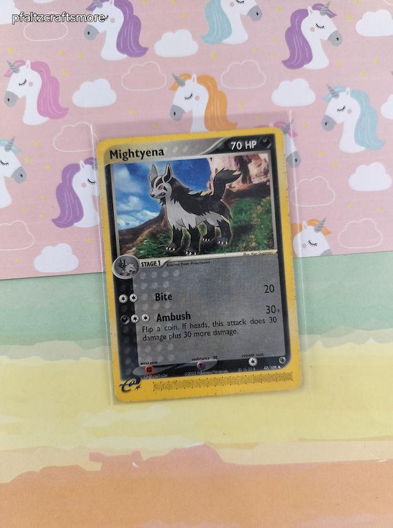 pokemon card mightyena Mightyena - Platinum