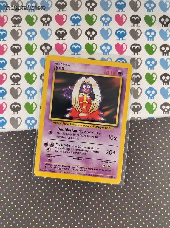 Vintage Uncommon - Jynx Base Set Non-holo Pokemon Card 31/102 - LP (B) -  Etsy