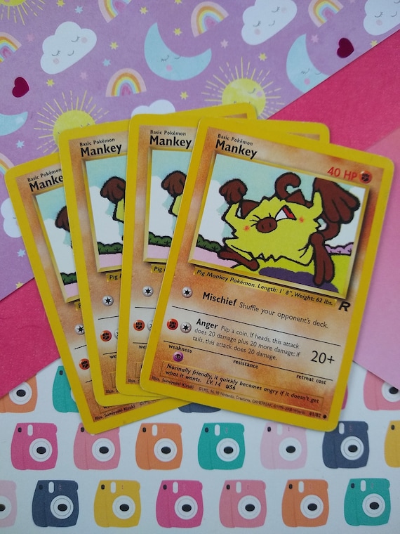 Mankey Card Pokemon Tcg