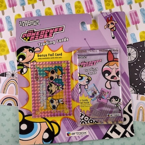 Vintage 2000 The Powerpuff Girls Cartoon Network Artbox Trading Cards Set SEALED